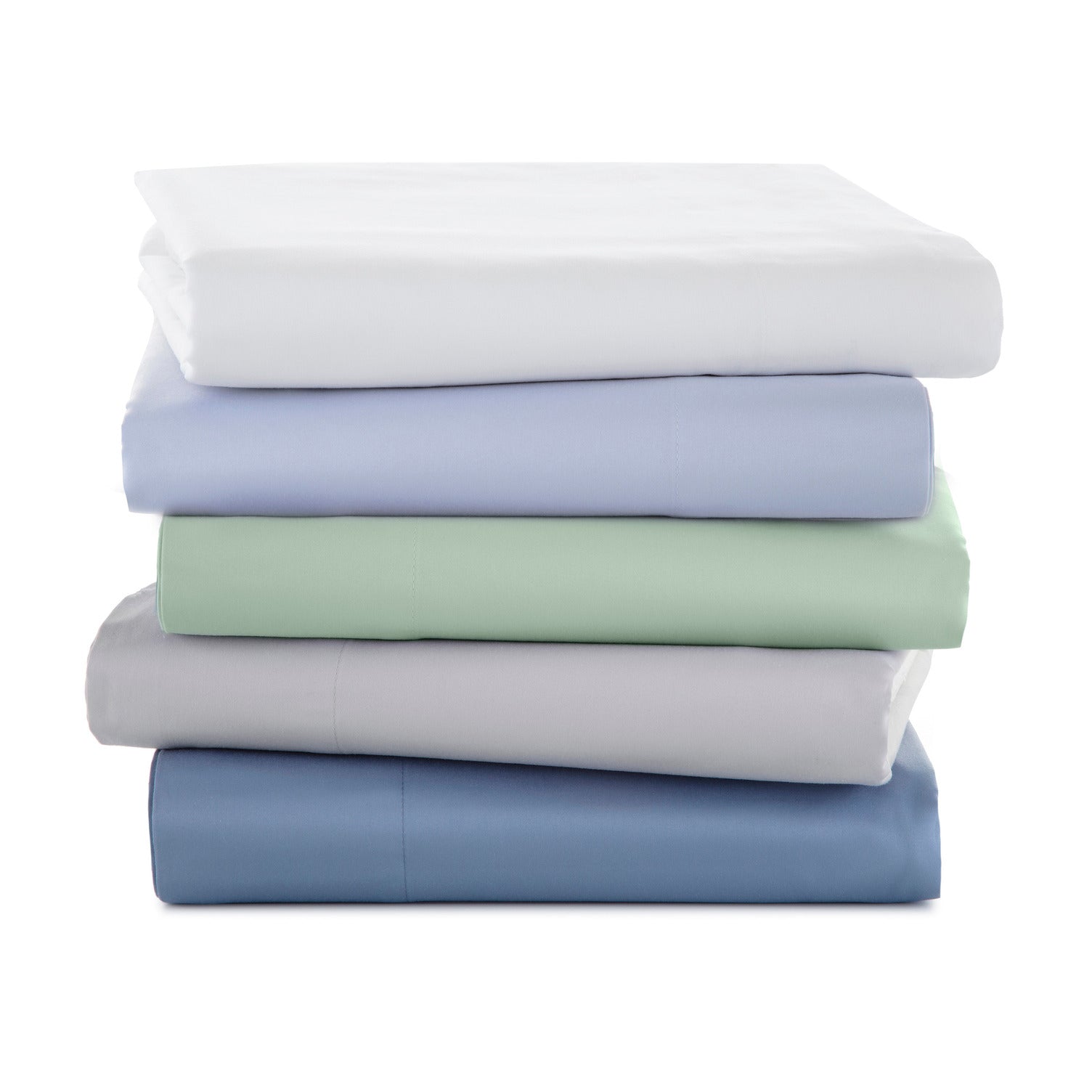 Clean Design Home® Supima™ Cotton Percale Sheet Set-Solid Color